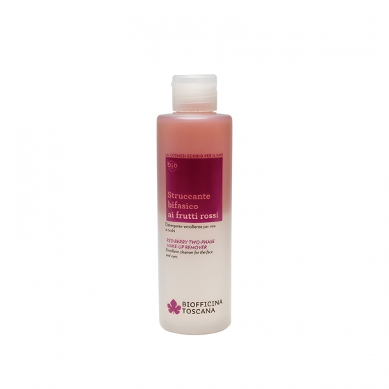 Red berry two-phase make-up remover
