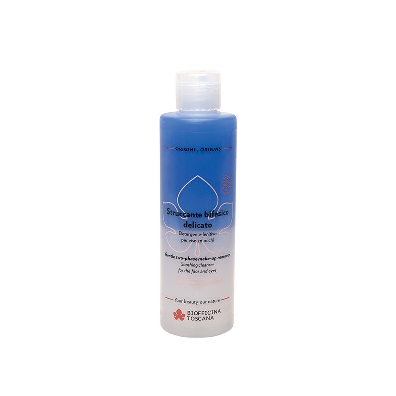 Gentle two-phase make-up remover