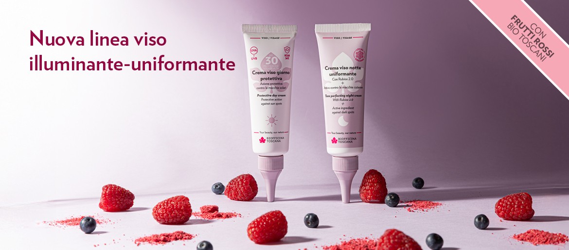 nuova linea viso illuminante-uniformante